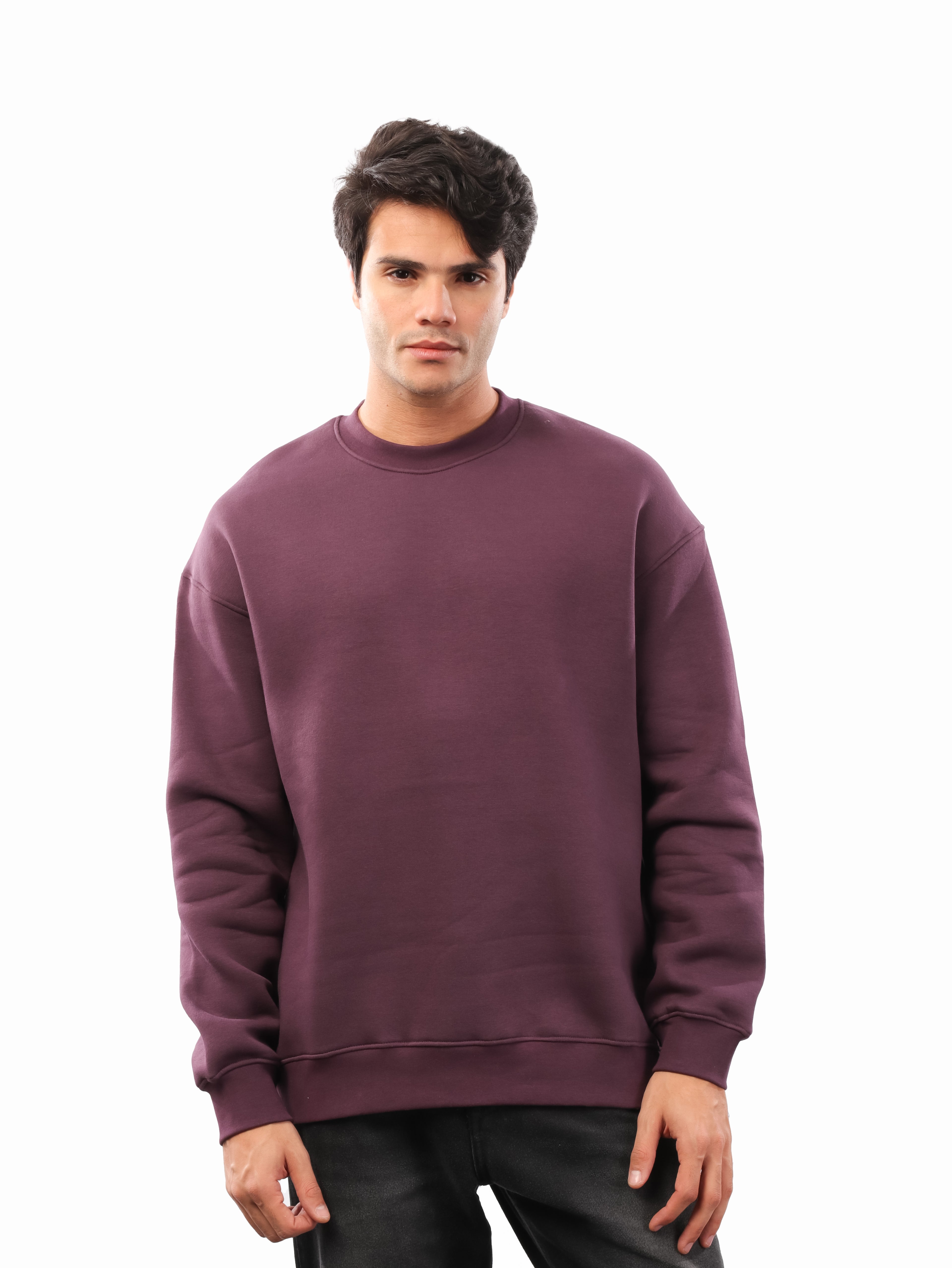 سويت شيرت سادة راوند -vlga