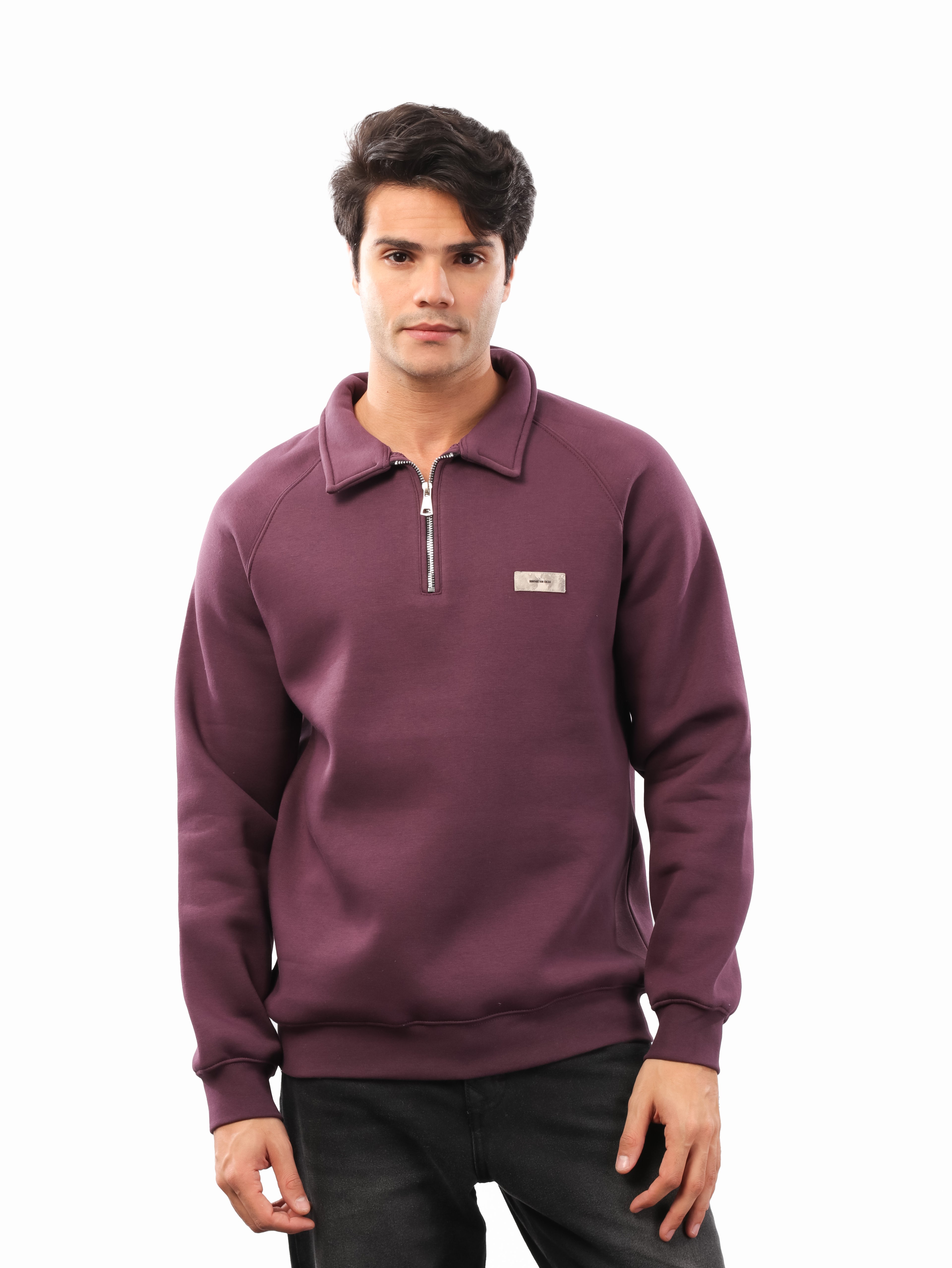 سويت شيرت سادة ربع سوسته - ideas