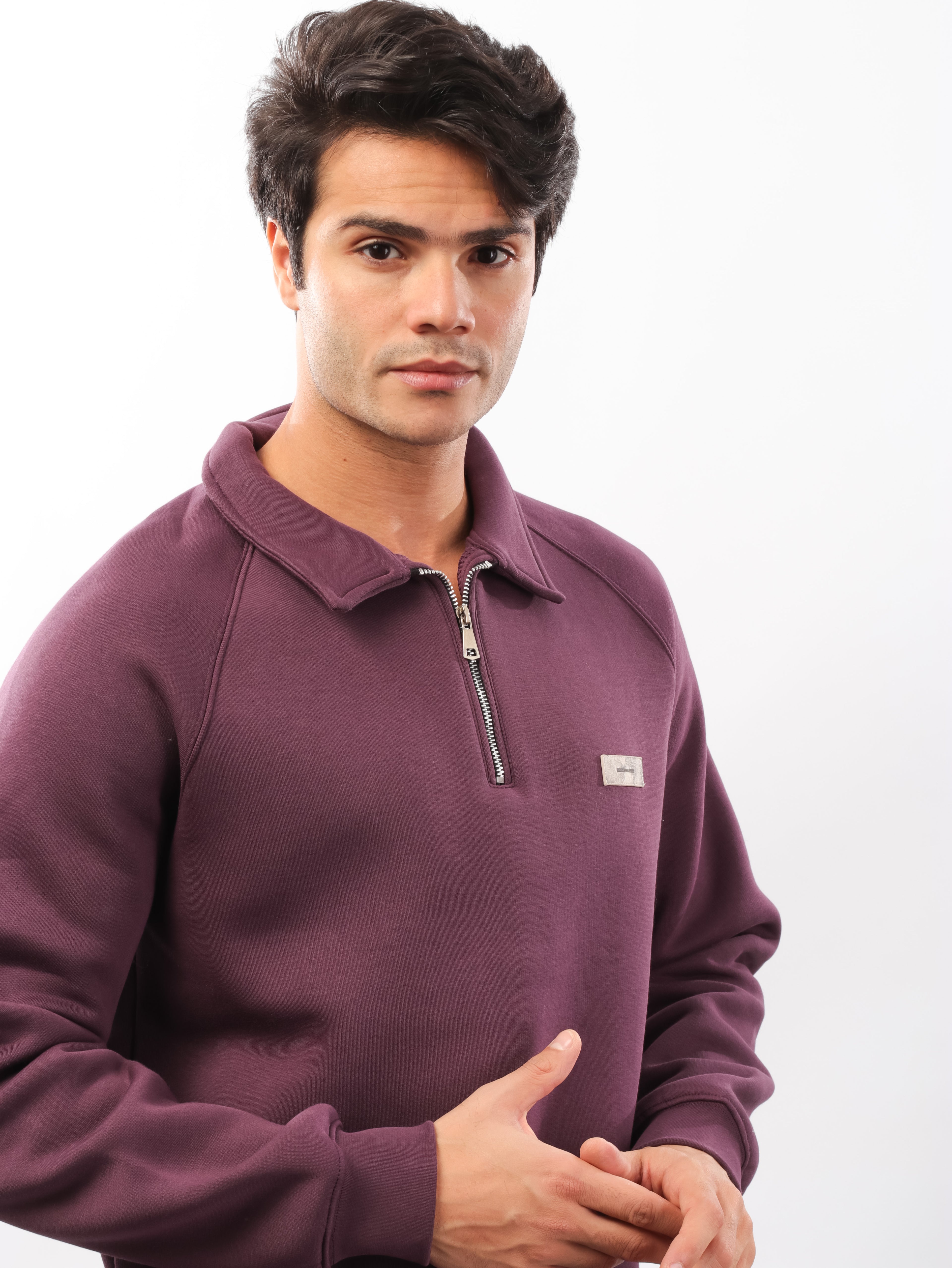 سويت شيرت سادة ربع سوسته - ideas