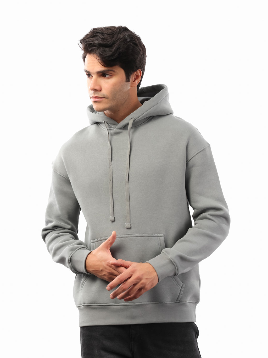 هودي سادة اوفر سايز