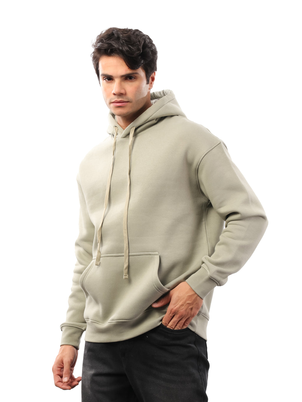 هودي سادة اوفر سايز