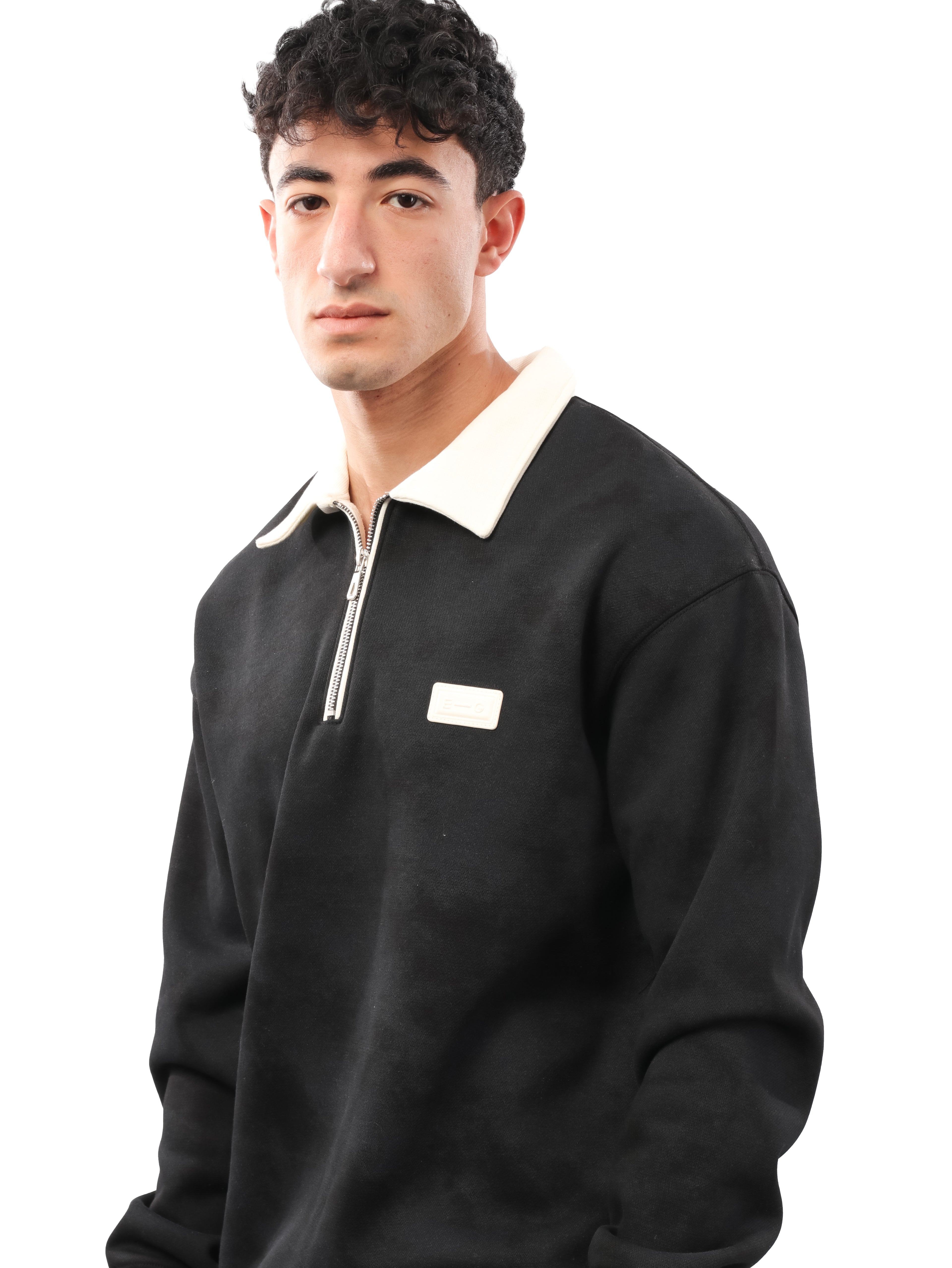 سويت شيرت مموه بياقة - eg