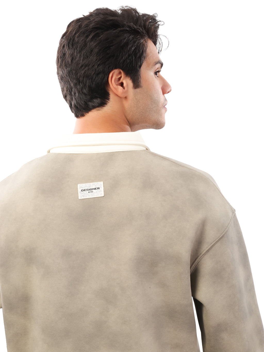 سويت شيرت مموه بياقة - eg