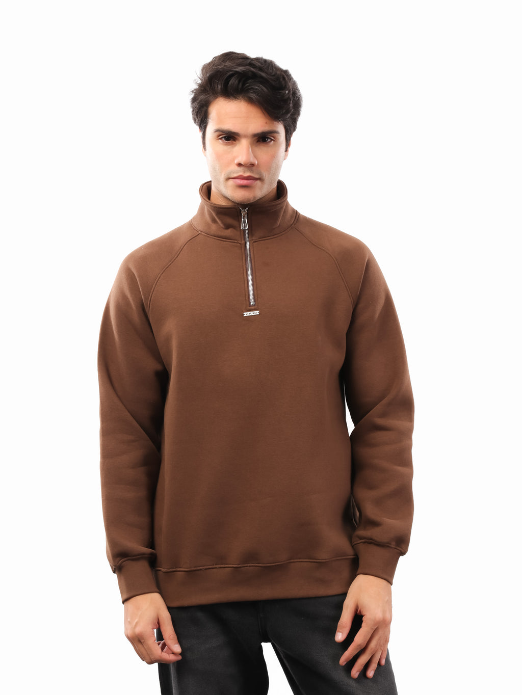 سويت شيرت ياقة سادة