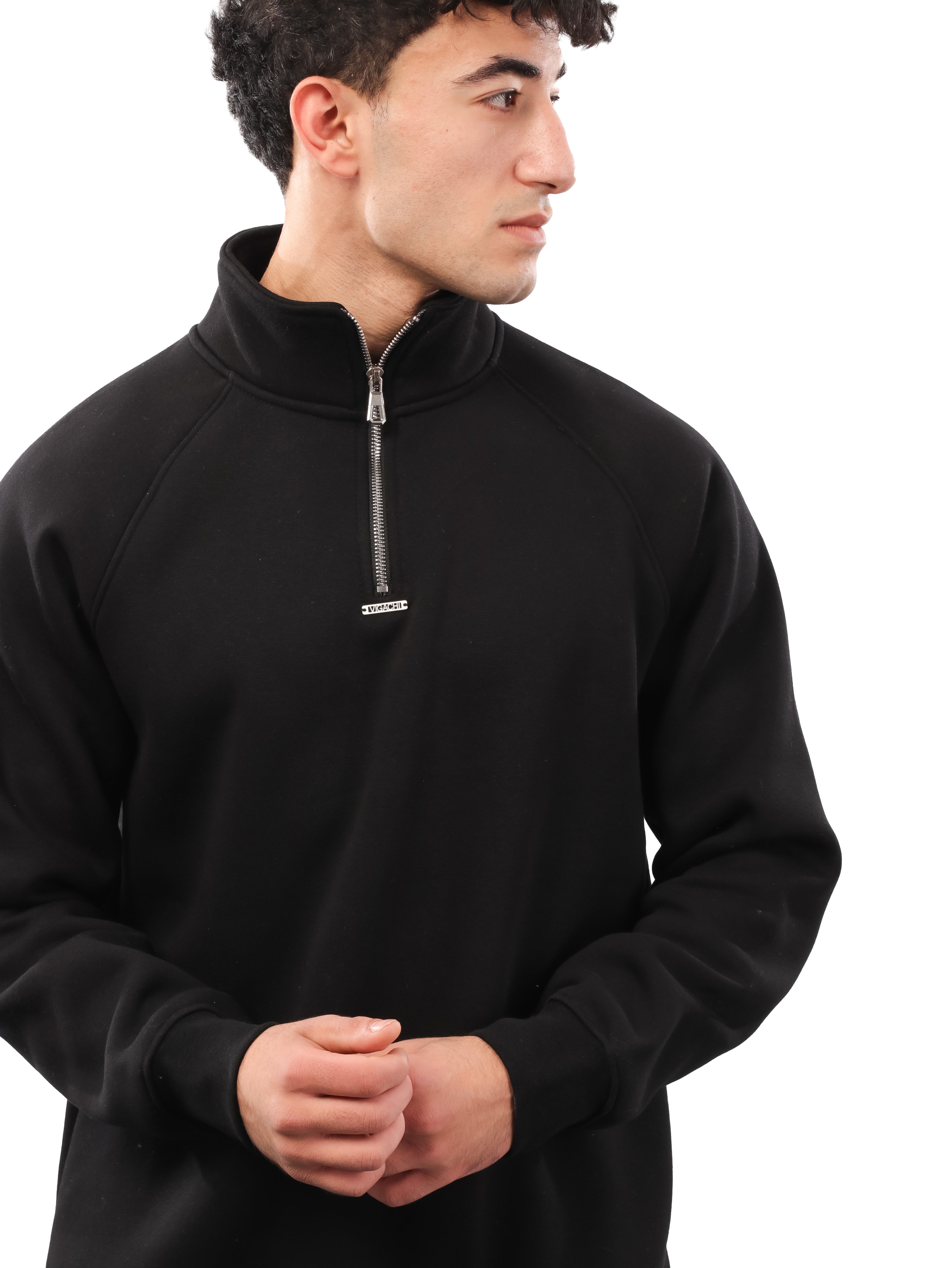 سويت شيرت ياقة سادة