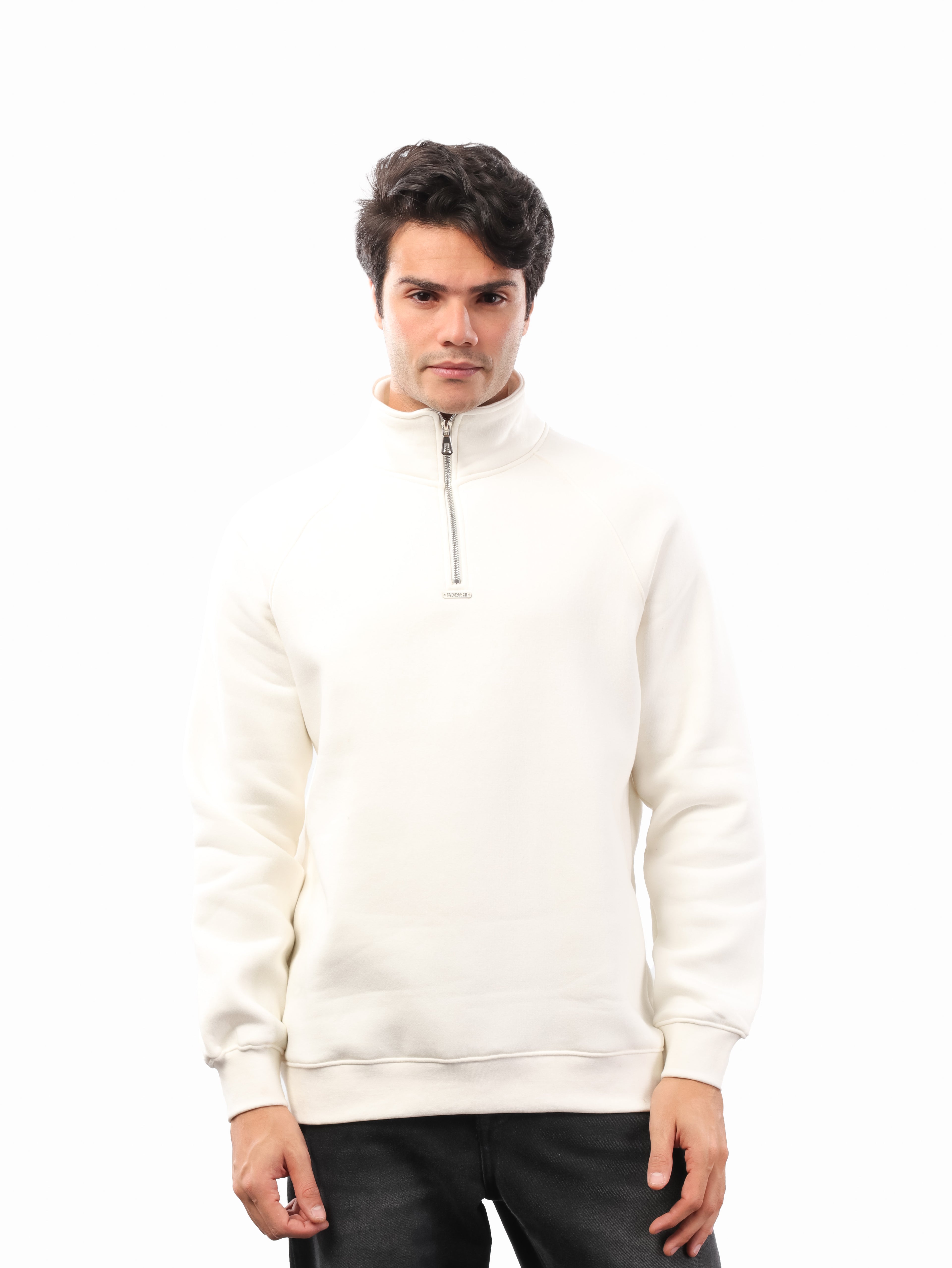 سويت شيرت ياقة سادة