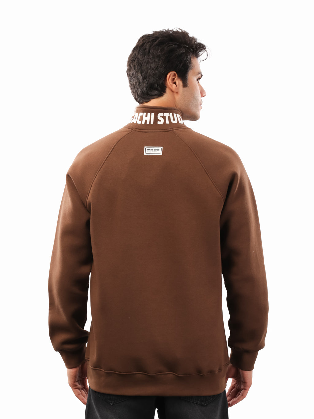 سويت شيرت ياقة ربع سوسته - studio