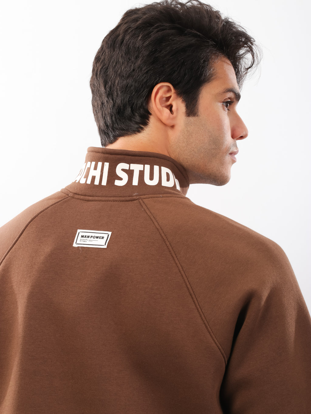 سويت شيرت ياقة ربع سوسته - studio