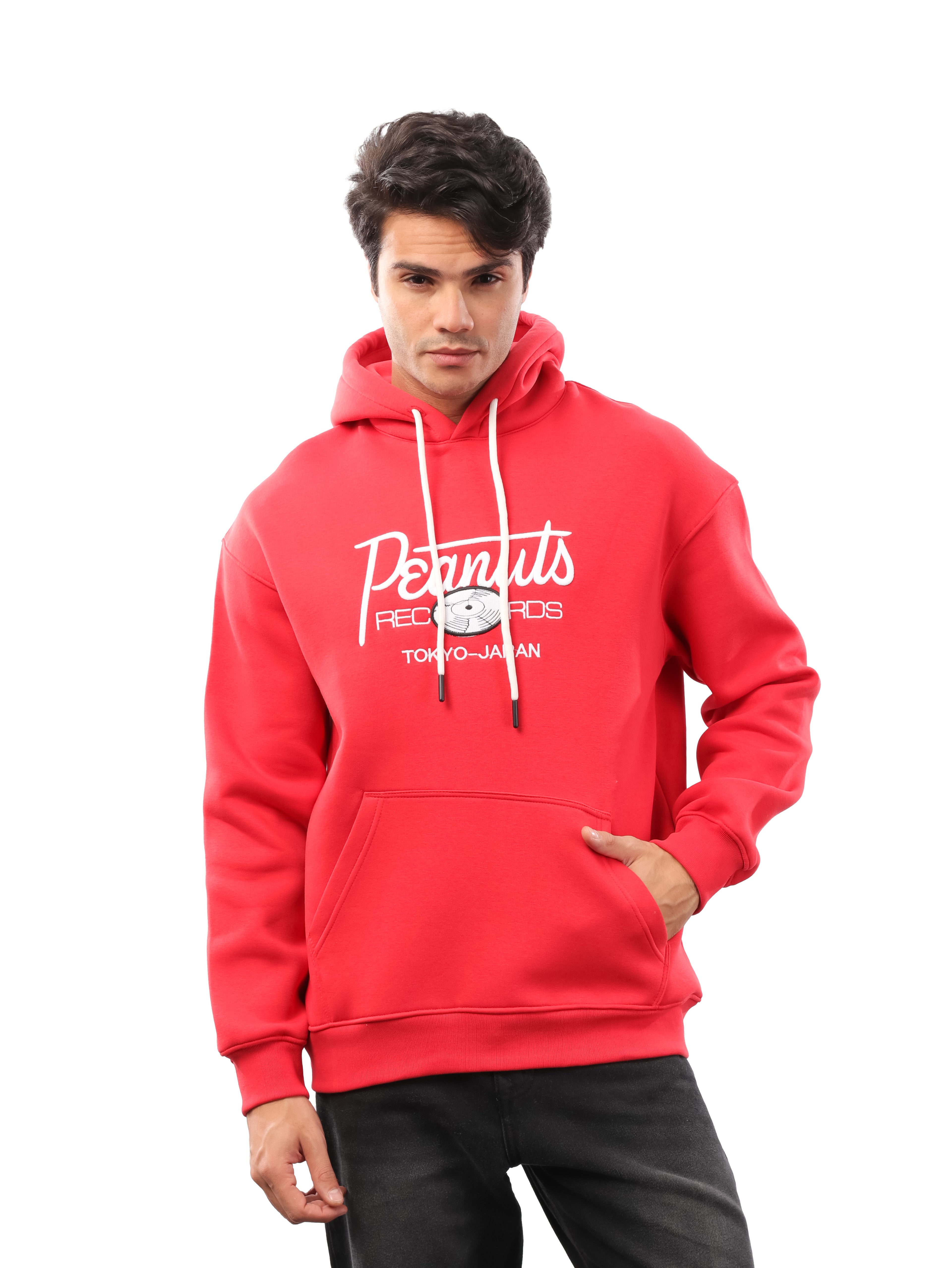 هودي اوفر سايز تطريز - PEANUTS