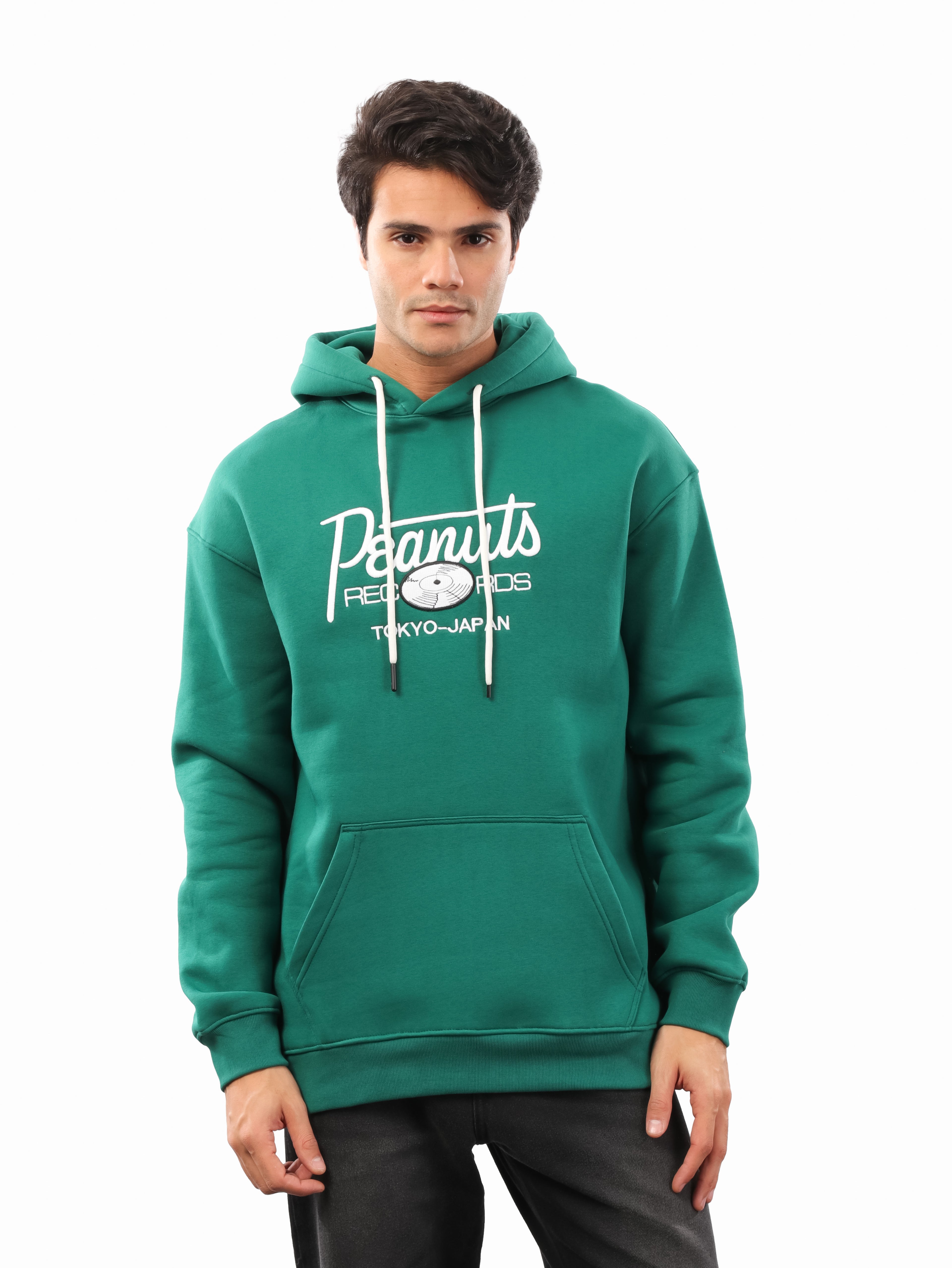 هودي اوفر سايز تطريز - PEANUTS