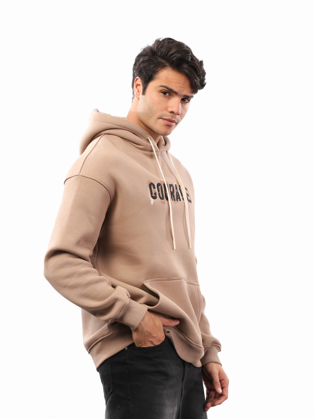 هودي اوفر سايز- COURAGE