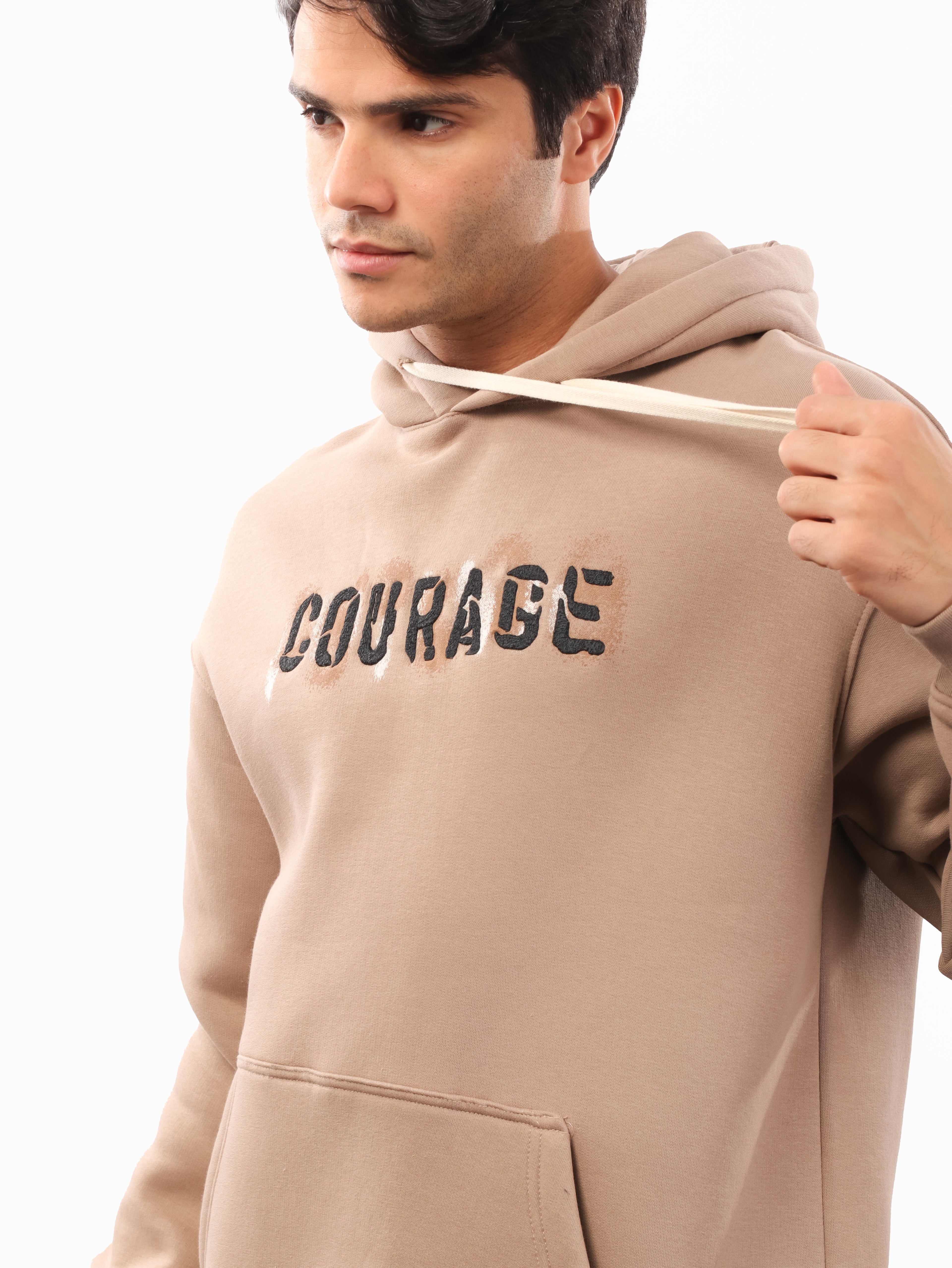 هودي اوفر سايز- COURAGE