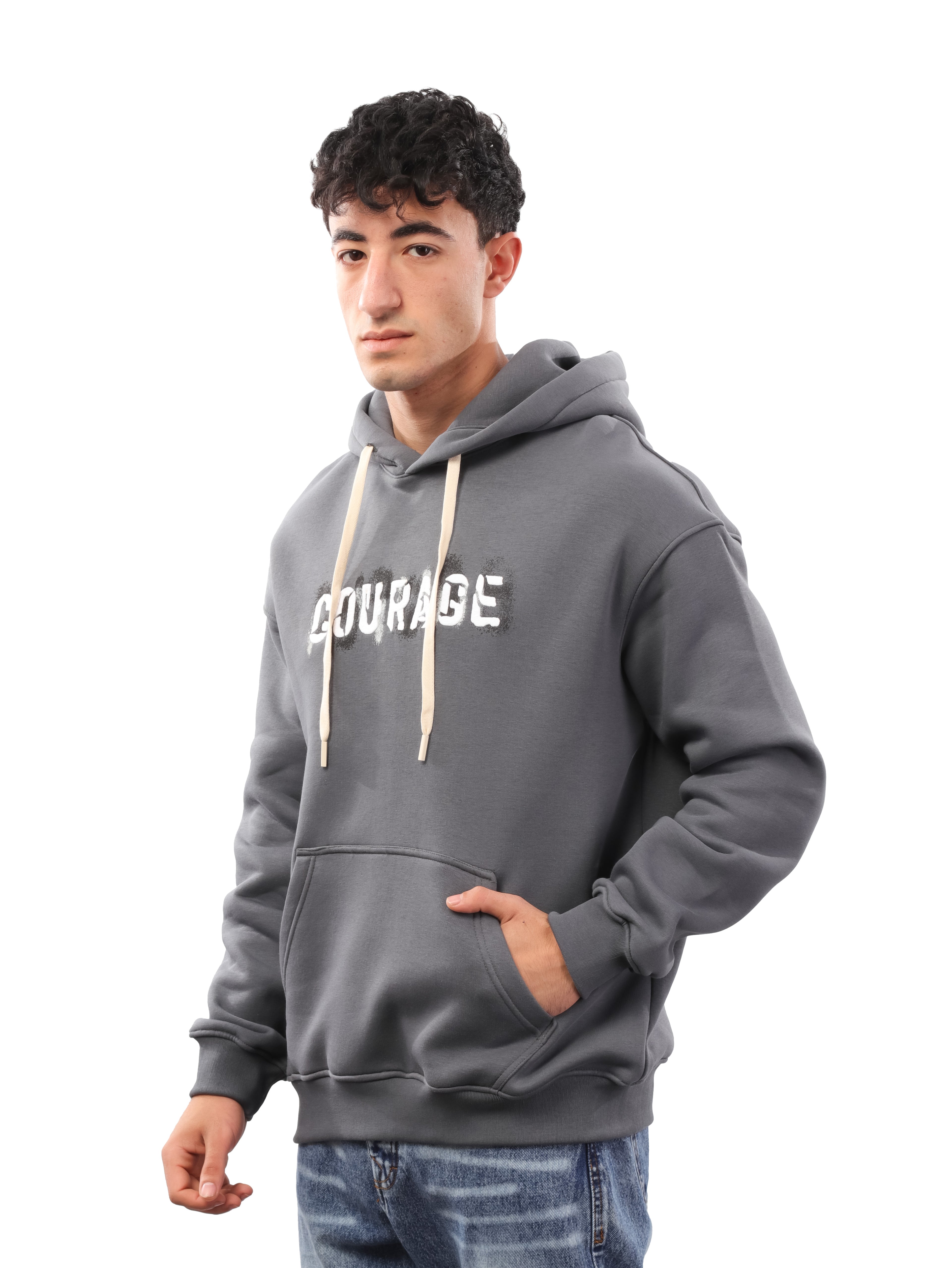 هودي اوفر سايز- COURAGE