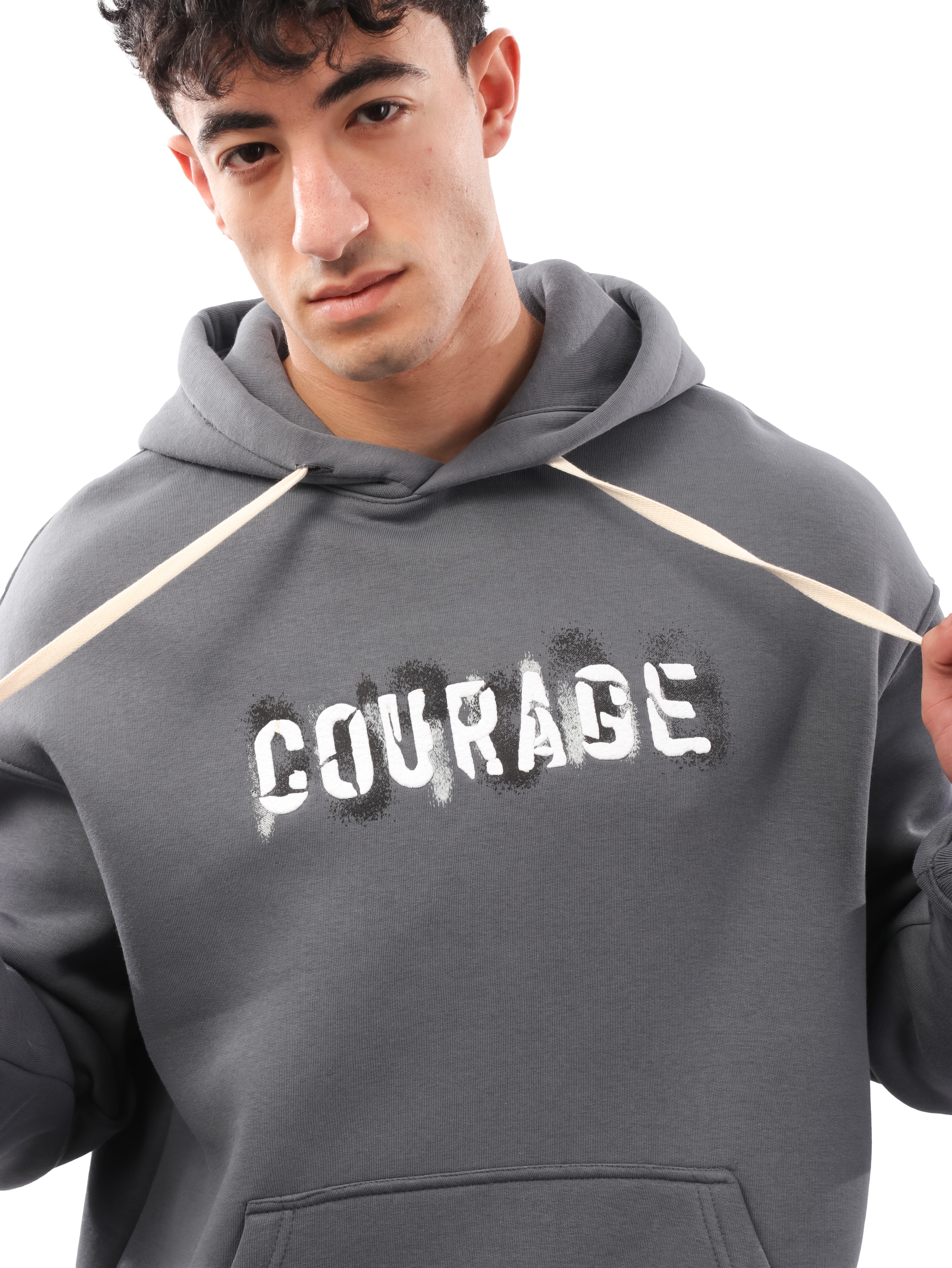 هودي اوفر سايز- COURAGE