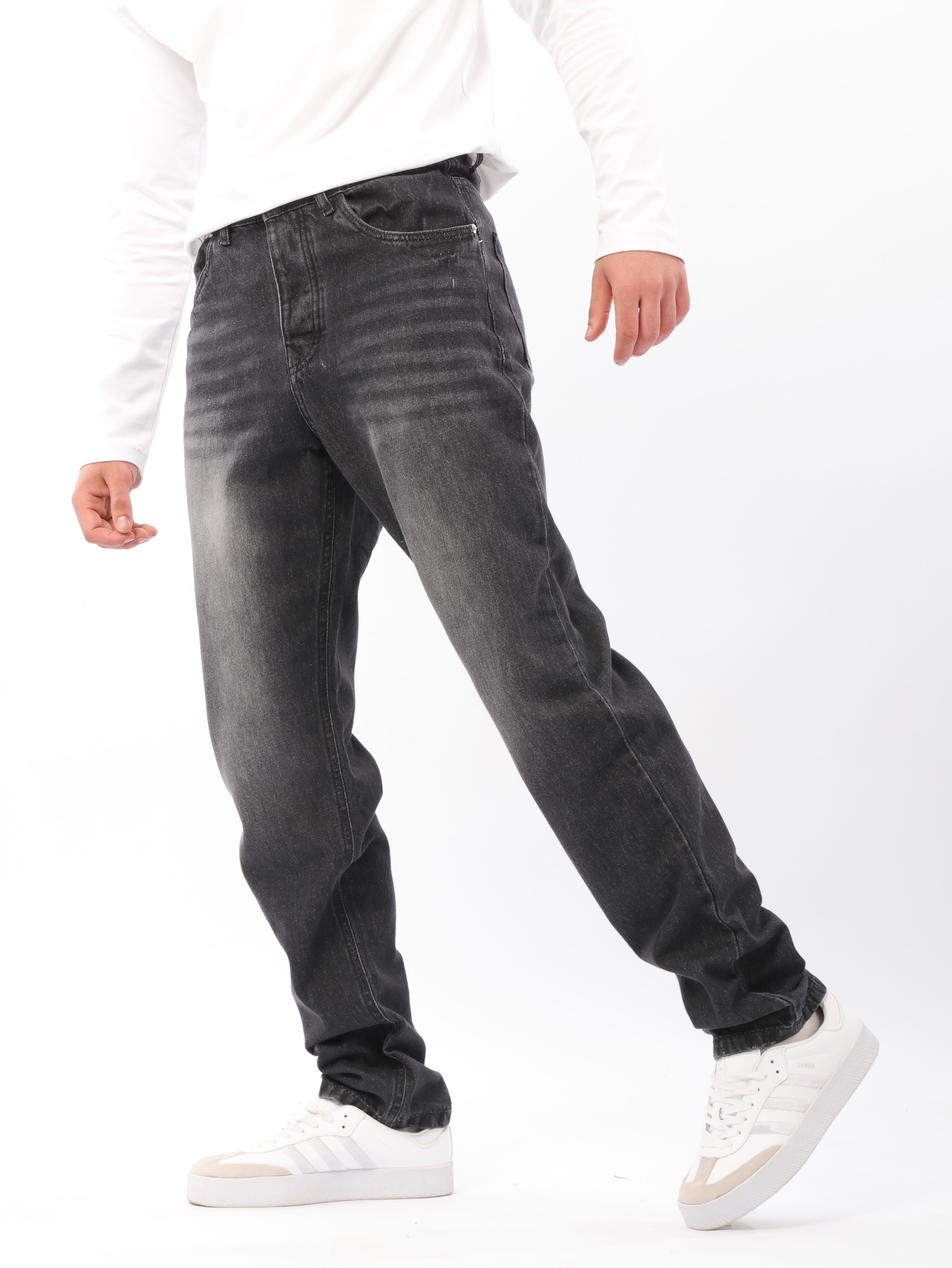 بنطلون جينز - Wide Straight-Leg