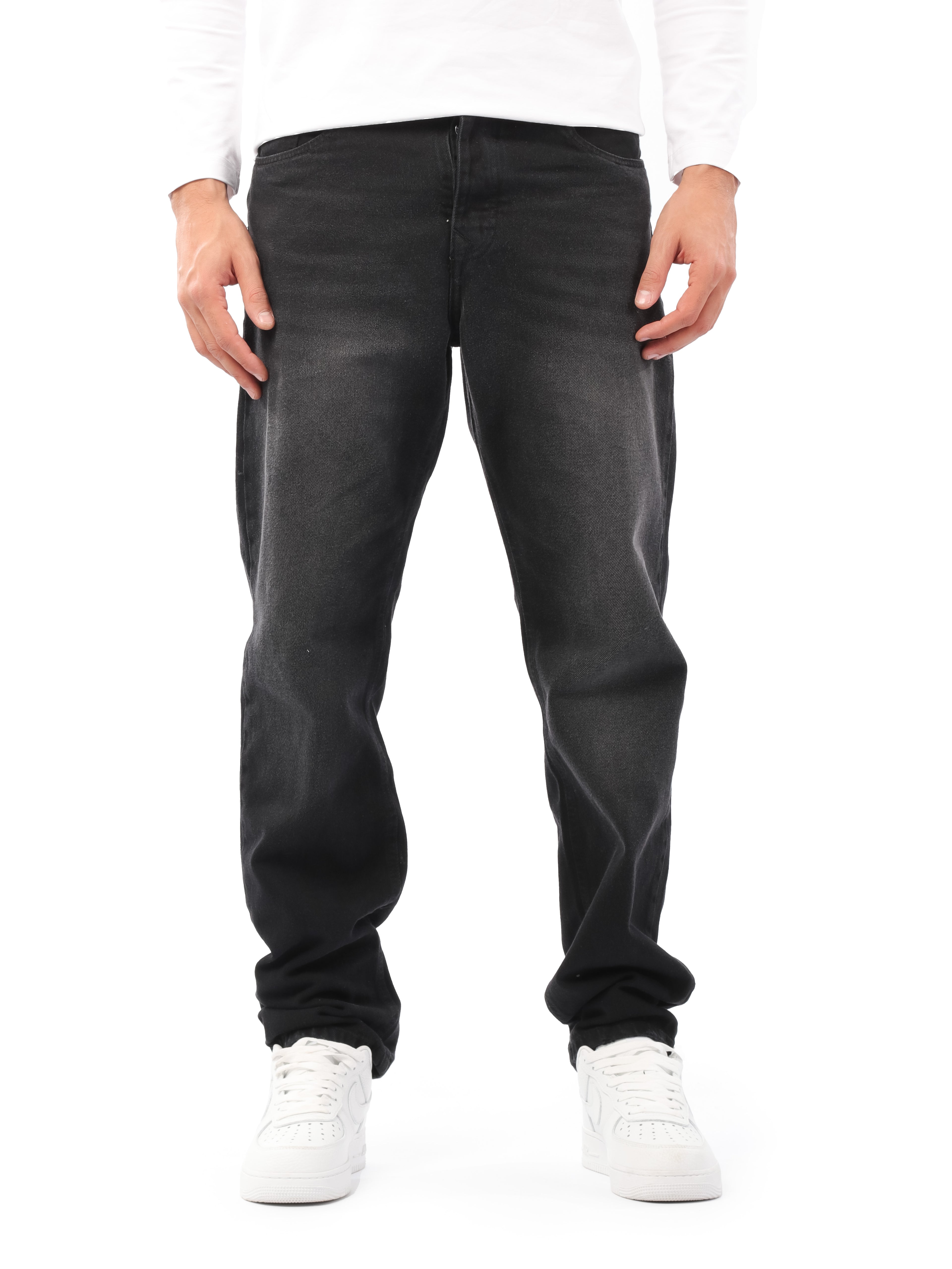 بنطلون جينز - Wide Straight-Leg