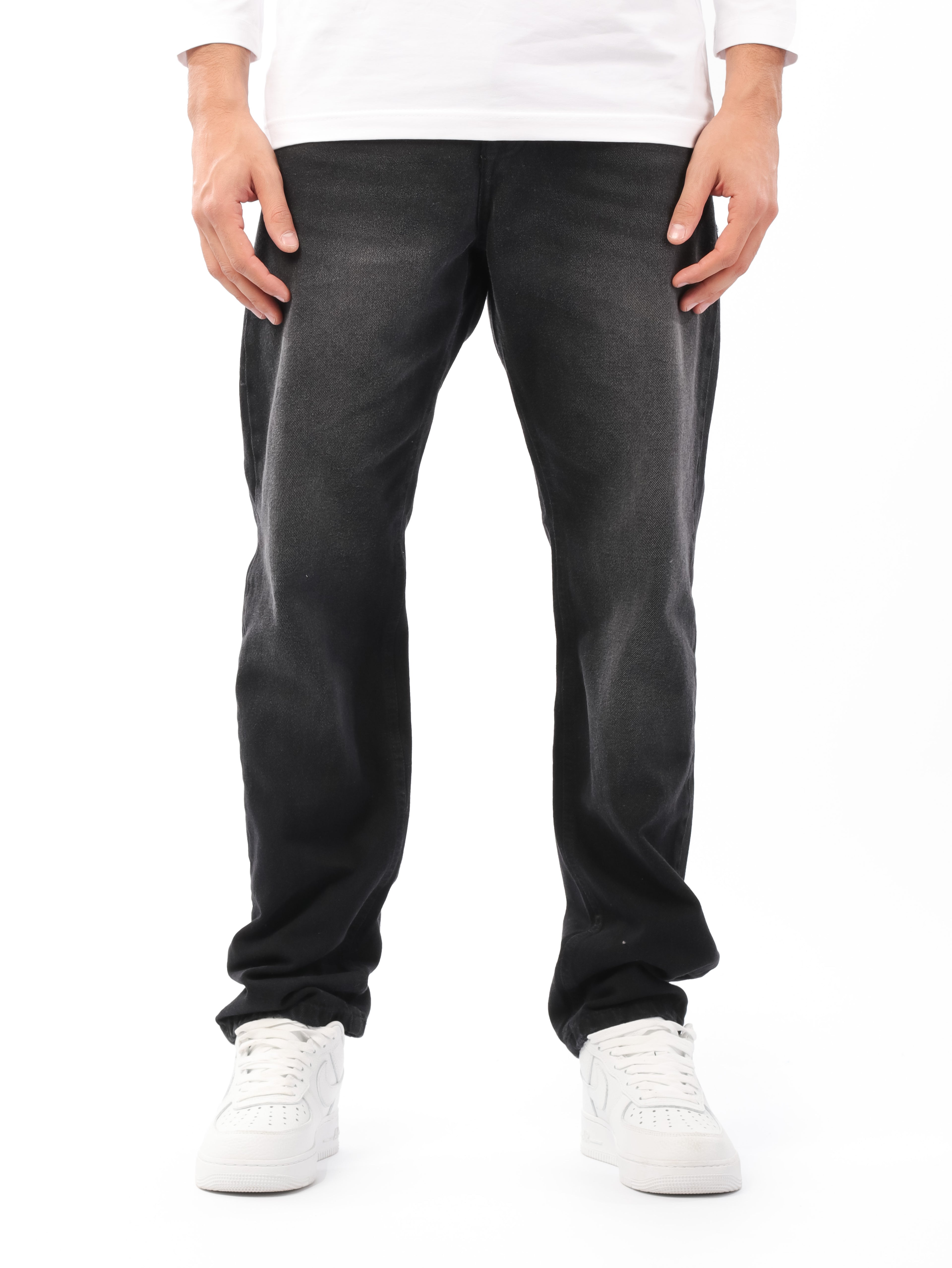 بنطلون جينز - Wide Straight-Leg