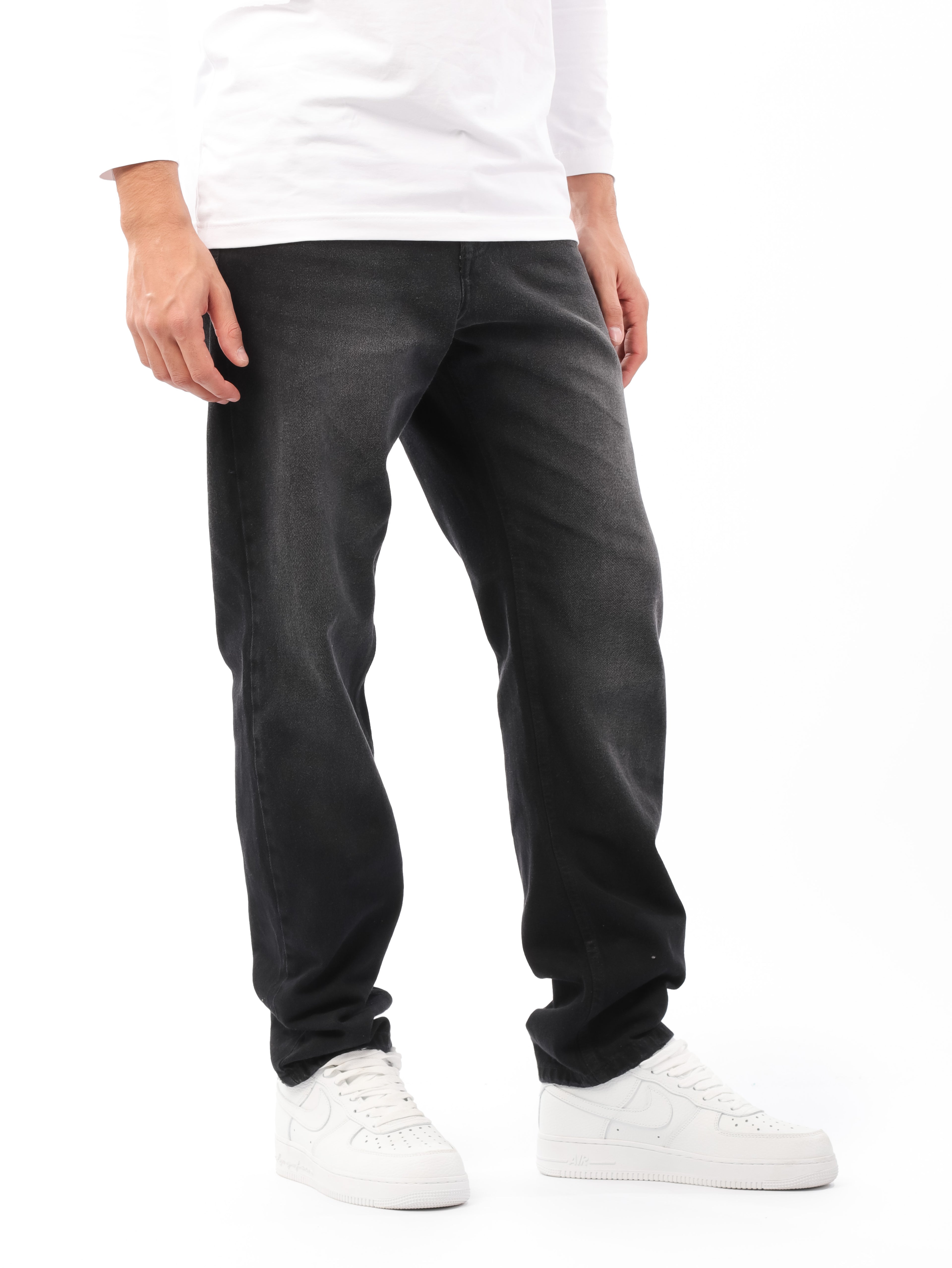 بنطلون جينز - Wide Straight-Leg