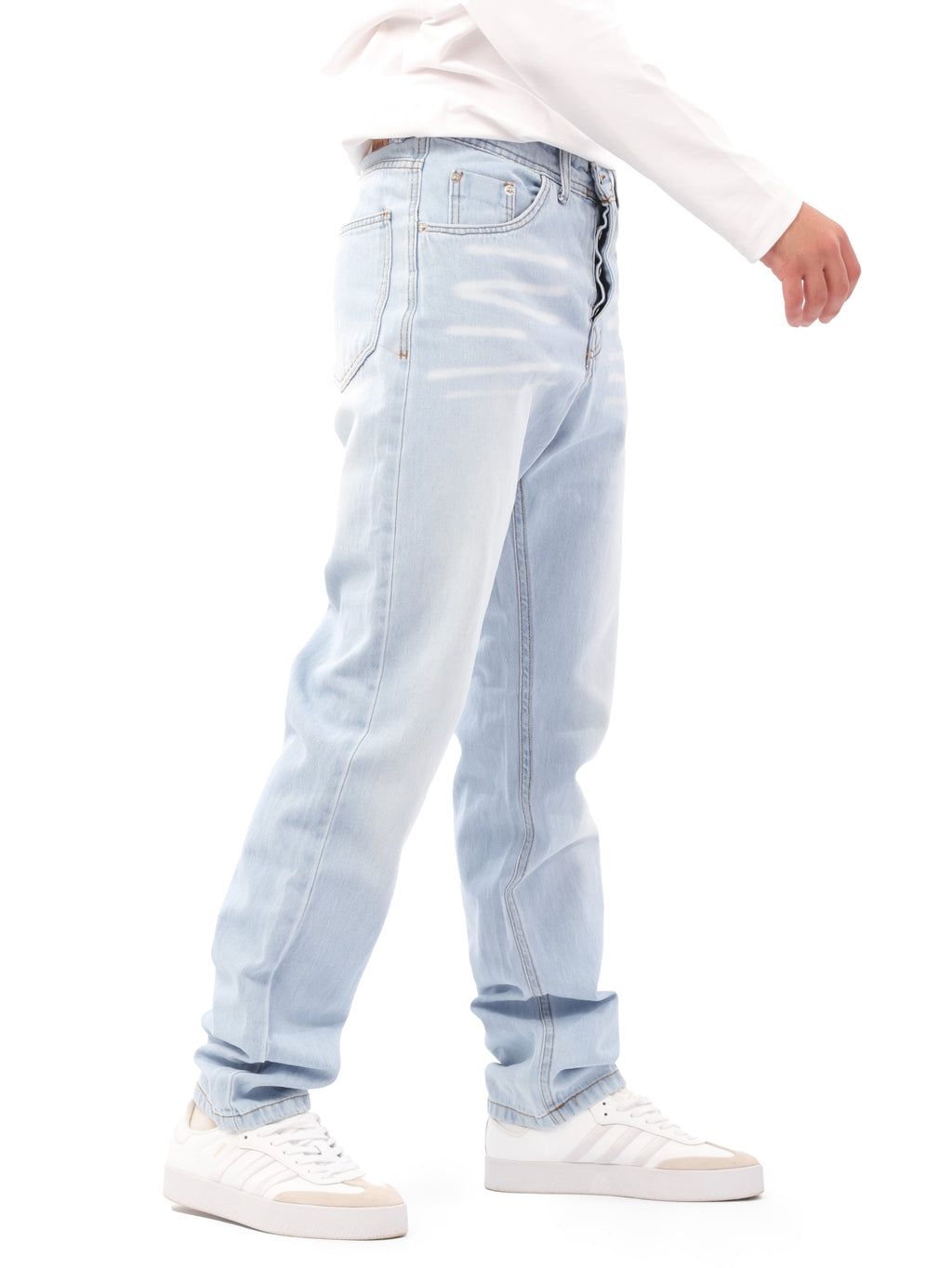 بنطلون جينز - Wide Straight-Leg