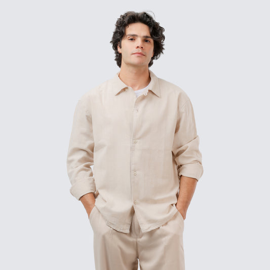 قميص كتان-Camp Denim
